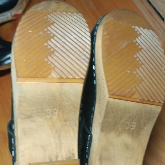 Sanita black clogs size 39 - Picture 6 of 9